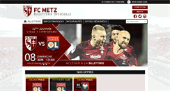 Desktop Screenshot of billetterie-fcmetz.com